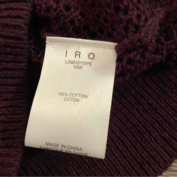 IRO lineisy cold shoulder sweater - Picture 9 of 10